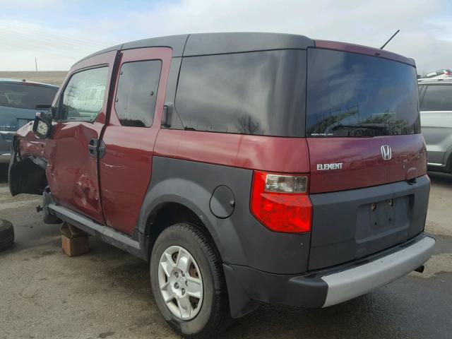 5J6YH27317L007713 - 2007 HONDA ELEMENT LX MAROON photo 3