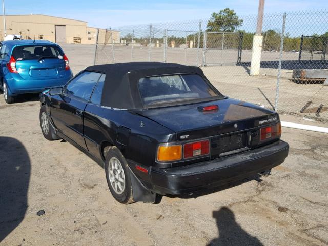 JT5ST62K0H7104343 - 1987 TOYOTA CELICA GT BLACK photo 3