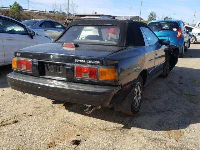 JT5ST62K0H7104343 - 1987 TOYOTA CELICA GT BLACK photo 4