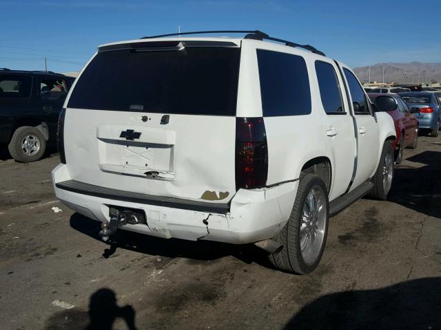 1GNFC13J87R155369 - 2007 CHEVROLET TAHOE C150 WHITE photo 4