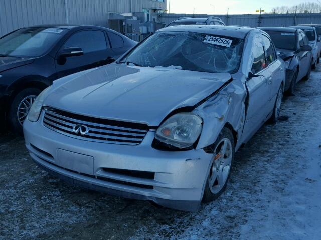 JNKCV51E53M323512 - 2003 INFINITI G35 SILVER photo 2