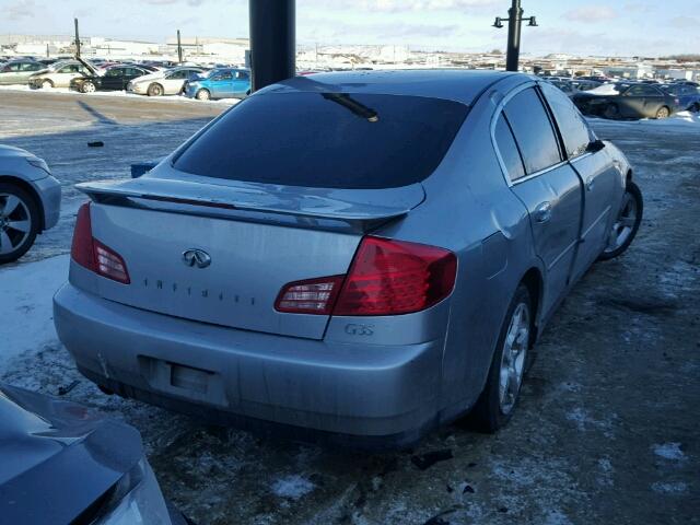 JNKCV51E53M323512 - 2003 INFINITI G35 SILVER photo 4