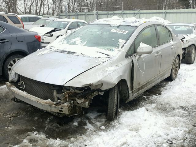 2HGFA16889H301586 - 2009 HONDA CIVIC EX 银色 照片 2