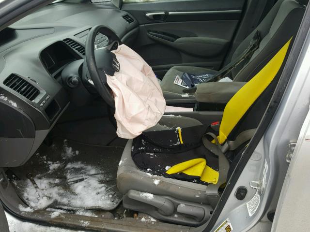 2HGFA16889H301586 - 2009 HONDA CIVIC EX 银色 照片 5