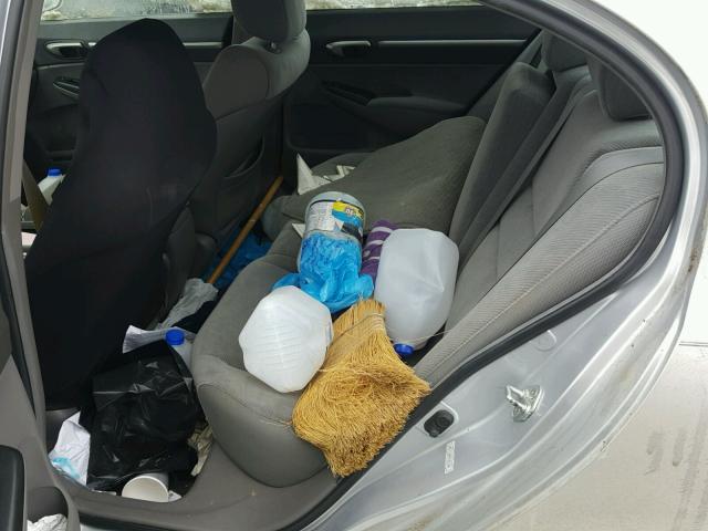 2HGFA16889H301586 - 2009 HONDA CIVIC EX 银色 照片 6