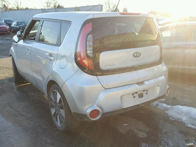 KNDJX3A50E7702085 - 2014 KIA SOUL ! SILVER photo 3