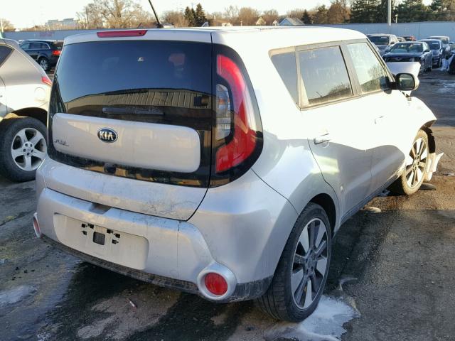 KNDJX3A50E7702085 - 2014 KIA SOUL ! SILVER photo 4