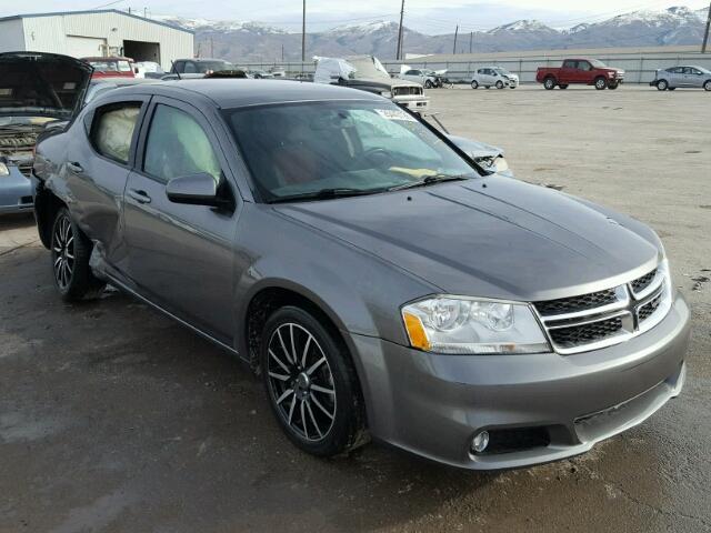 1C3CDZEG2CN281046 - 2012 DODGE AVENGER SX GRAY photo 1