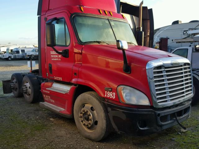 1FUJGEDR99LAH4509 - 2009 FREIGHTLINER CASCADIA 1 RED photo 1