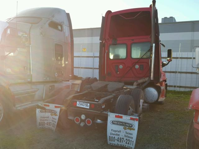 1FUJGEDR99LAH4509 - 2009 FREIGHTLINER CASCADIA 1 RED photo 4