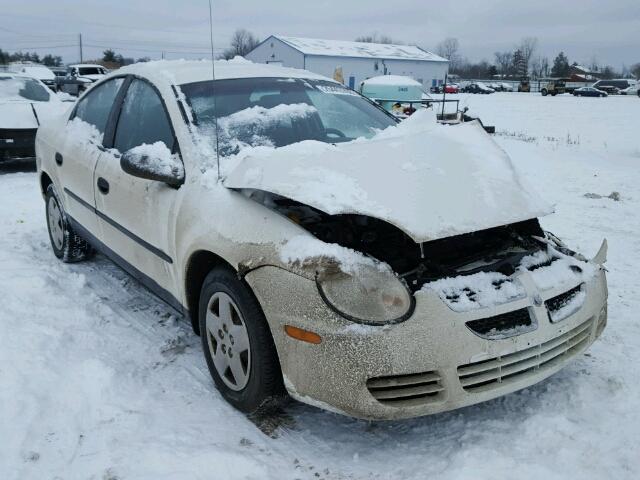 1B3ES26C24D586679 - 2004 DODGE NEON BASE WHITE photo 1