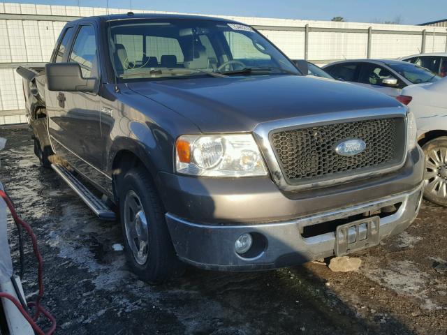 1FTRX12W47NA09615 - 2007 FORD F150 GRAY photo 1