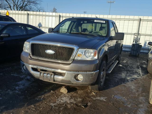 1FTRX12W47NA09615 - 2007 FORD F150 GRAY photo 2