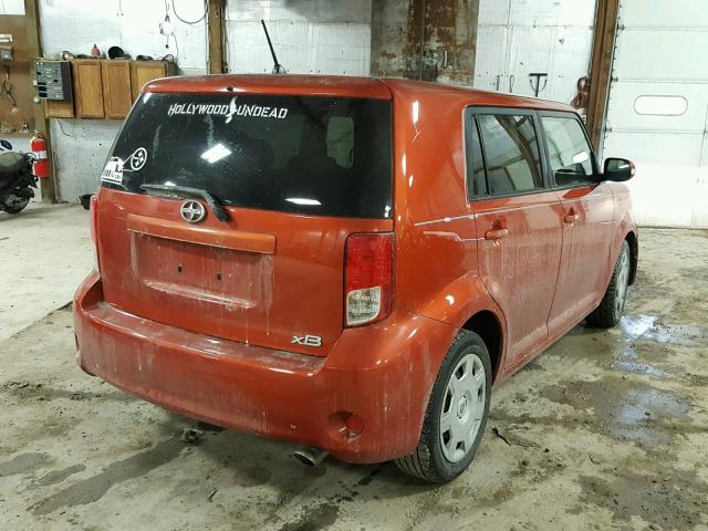 JTLZE4FEXCJ008287 - 2012 TOYOTA SCION XB 橙色 照片 4