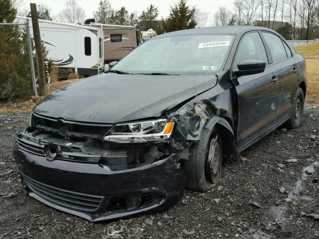 3VW1K7AJ4DM256656 - 2013 VOLKSWAGEN JETTA BASE 黑色 照片 2