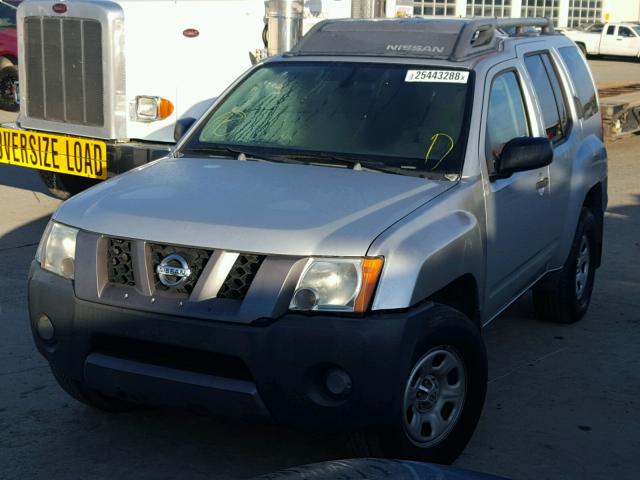 5N1AN08W57C536994 - 2007 NISSAN XTERRA OFF SILVER photo 2