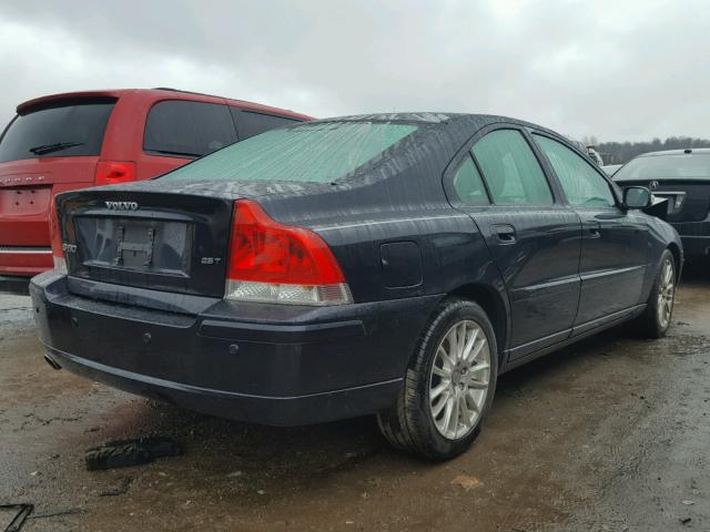 YV1RS592X72626361 - 2007 VOLVO S60 2.5T BLUE photo 4