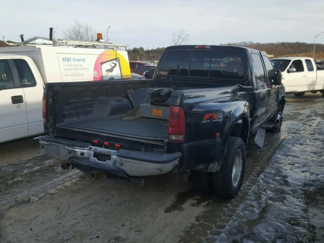 1FTWW33P15EA46577 - 2005 FORD F350 SUPER BLACK photo 4