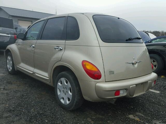 3C4FY58B05T617561 - 2005 CHRYSLER PT CRUISER GOLD photo 3