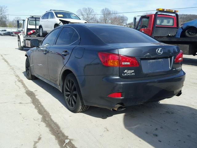 JTHCK262265006372 - 2006 LEXUS IS 250 GRAY photo 3