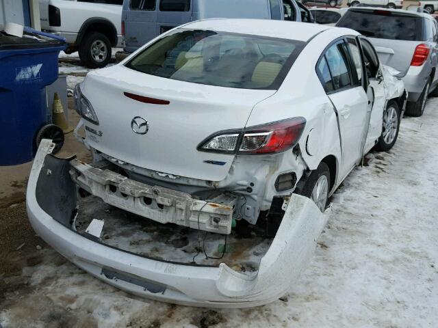 JM1BL1V7XC1649461 - 2012 MAZDA 3 I WHITE photo 4