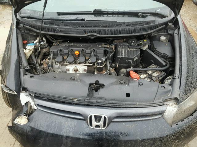 2HGFG11867H536524 - 2007 HONDA CIVIC EX შავი ფოტო 7