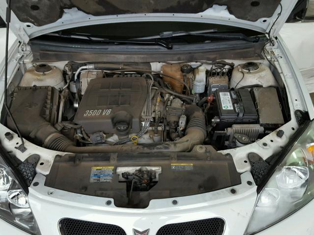 1G2ZH528554175493 - 2005 PONTIAC G6 GT WHITE photo 7