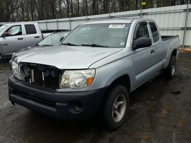 5TETX22N26Z237238 - 2006 TOYOTA TACOMA ACC SILVER photo 2