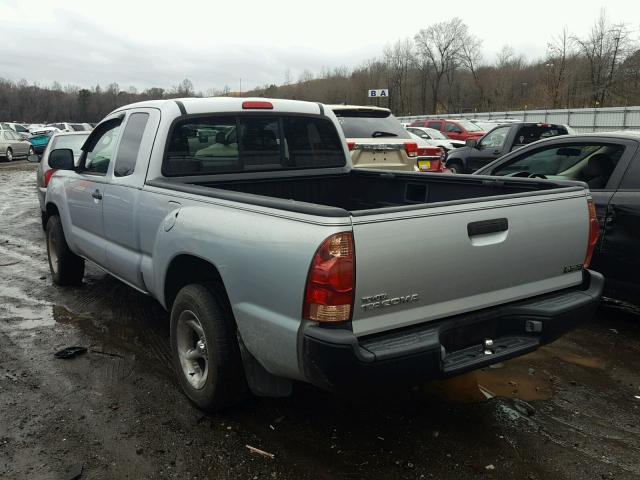 5TETX22N26Z237238 - 2006 TOYOTA TACOMA ACC SILVER photo 3