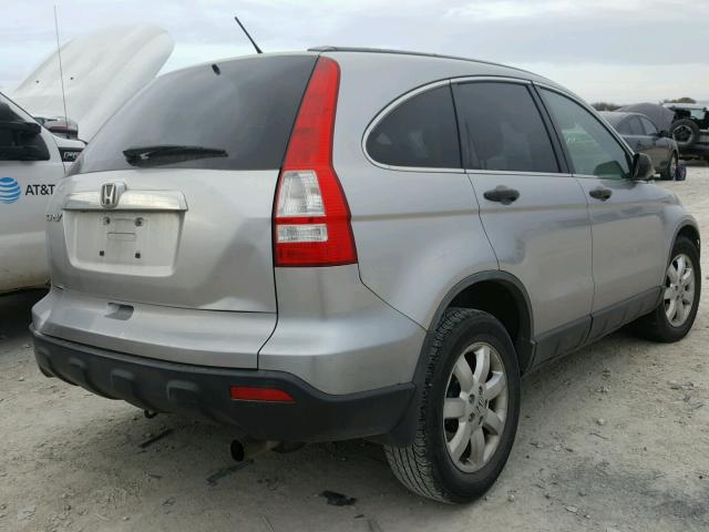 JHLRE38538C010268 - 2008 HONDA CR-V EX SILVER photo 4