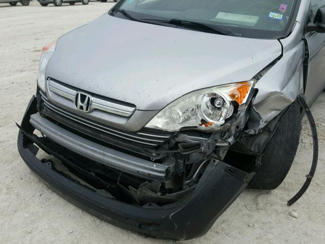 JHLRE38538C010268 - 2008 HONDA CR-V EX SILVER photo 9