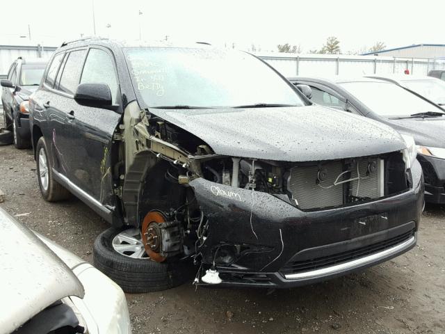 5TDBK3EH0DS243328 - 2013 TOYOTA HIGHLANDER BLACK photo 1