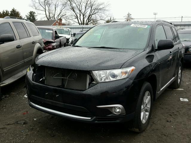 5TDBK3EH0DS243328 - 2013 TOYOTA HIGHLANDER BLACK photo 2