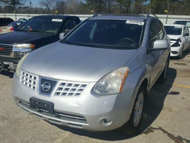 JN8AS58T18W300394 - 2008 NISSAN ROGUE S SILVER photo 2