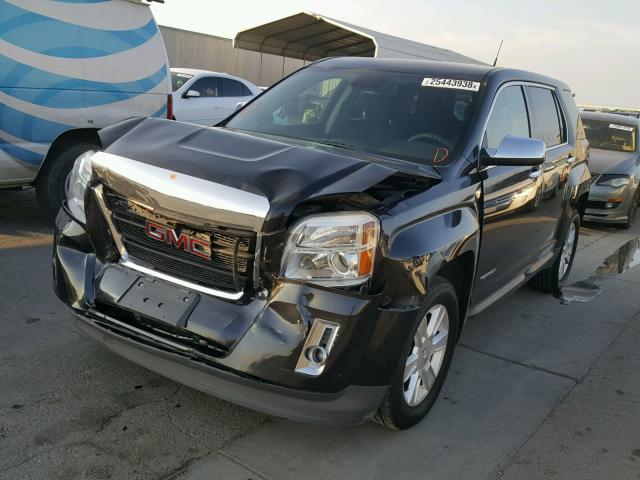 2GKALMEK7C6334913 - 2012 GMC TERRAIN SL BLACK photo 2