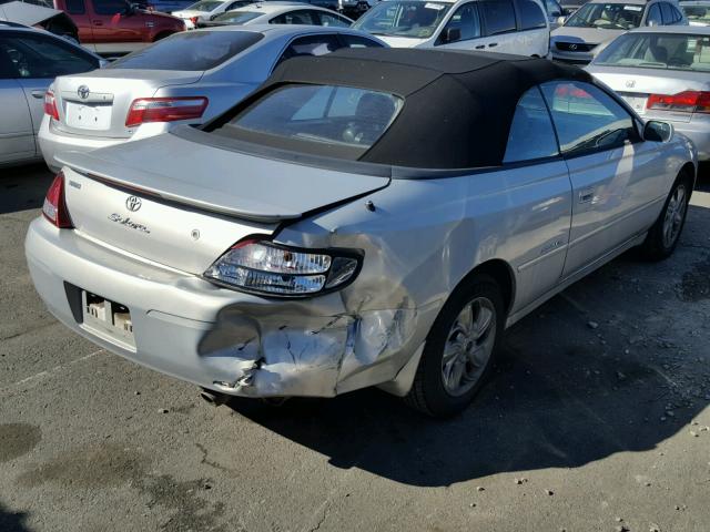 2T1FF28P11C450530 - 2001 TOYOTA CAMRY SOLA SILVER photo 4