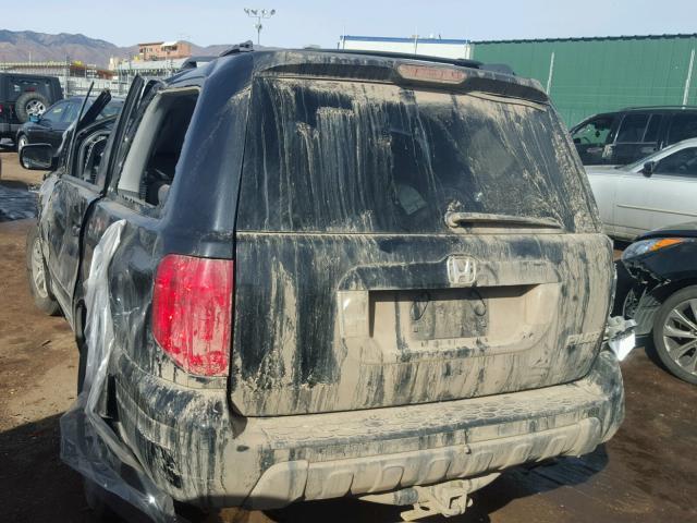 2HKYF18415H560196 - 2005 HONDA PILOT EX BLACK photo 3