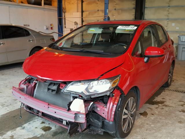 JHMGK5H73GX017513 - 2016 HONDA FIT EX RED photo 2