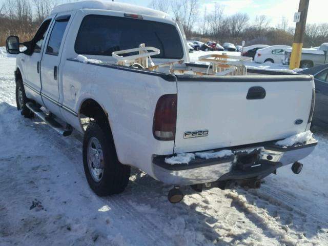 1FTSW21546EC21139 - 2006 FORD F250 SUPER WHITE photo 3