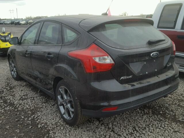 1FADP3K2XDL157431 - 2013 FORD FOCUS SE BLACK photo 3