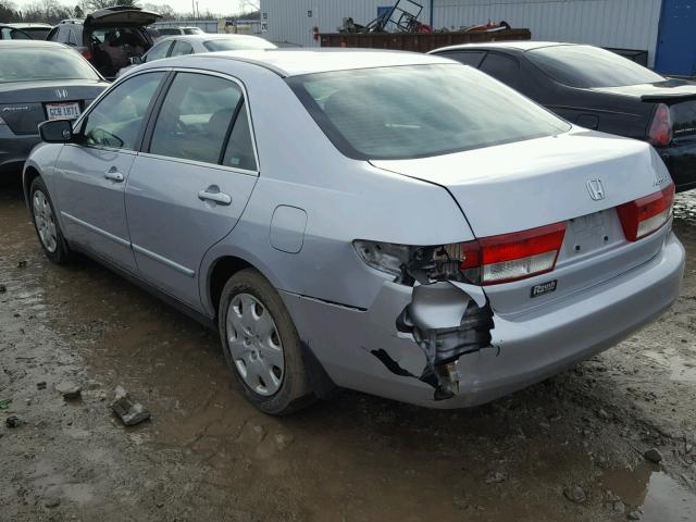 1HGCM66374A070098 - 2004 HONDA ACCORD LX SILVER photo 3