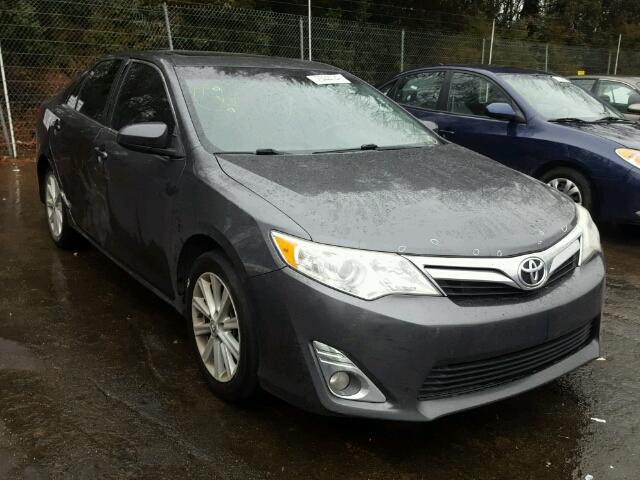 4T1BF1FK6CU061884 - 2012 TOYOTA CAMRY BASE GRAY photo 1