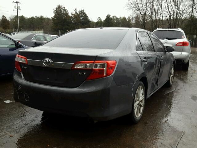 4T1BF1FK6CU061884 - 2012 TOYOTA CAMRY BASE GRAY photo 4