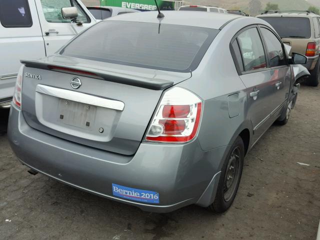 3N1AB6APXBL704468 - 2011 NISSAN SENTRA 2.0 GRAY photo 4