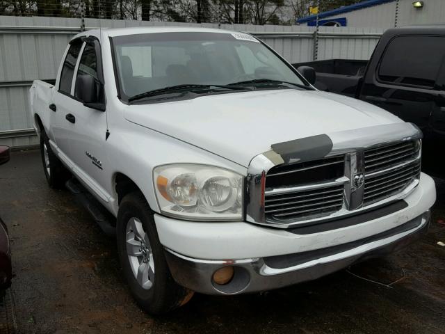 1D7HA18P57S122056 - 2007 DODGE RAM 1500 S WHITE photo 1