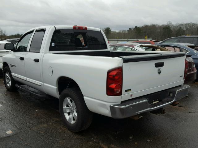 1D7HA18P57S122056 - 2007 DODGE RAM 1500 S WHITE photo 3