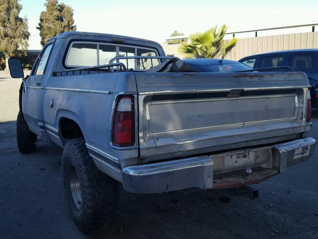 W14JTAS106237 - 1980 DODGE PICKUP SILVER photo 3