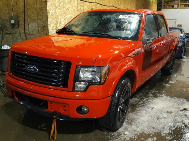 1FTFW1ET1CFC60328 - 2012 FORD F150 SUPER RED photo 2