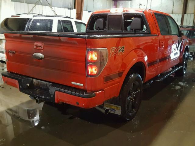 1FTFW1ET1CFC60328 - 2012 FORD F150 SUPER RED photo 4