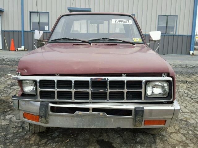 JAABL14L1H0717049 - 1987 ISUZU PUP MAROON photo 9